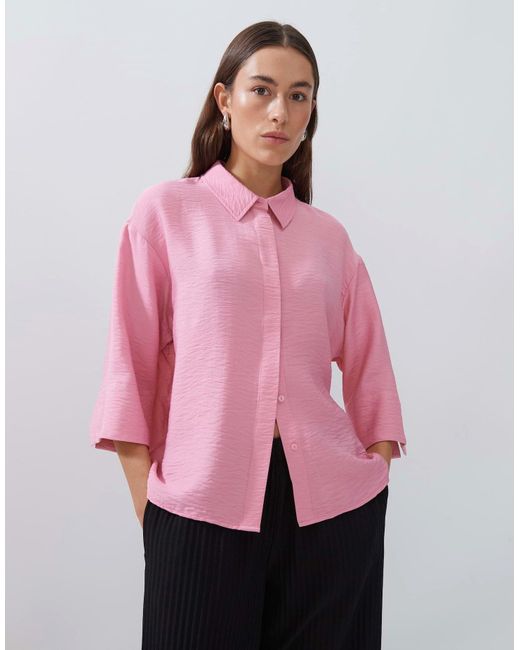 someday. Pink Langarmbluse Bluse Zesi