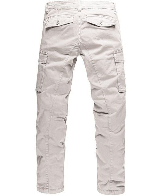 REPUBLIX Cargohose LENNY Cargo Jogger Chino Hose Jeans in Natural für Herren