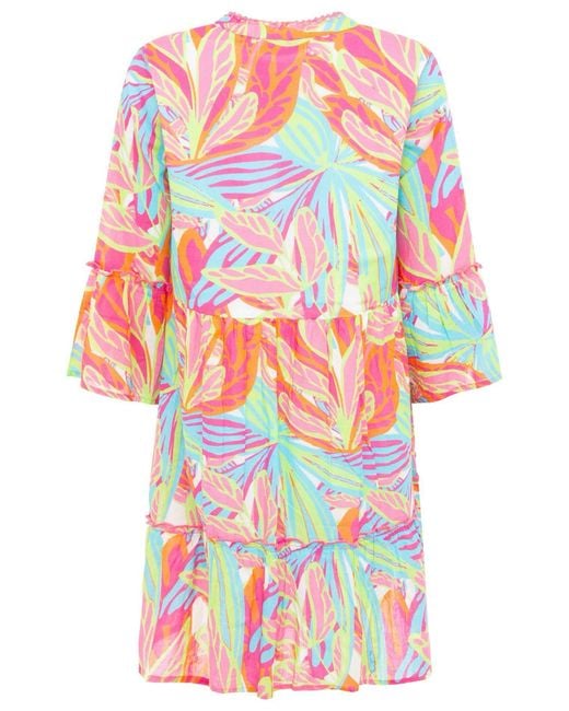 Zwillingsherz Red Sommerkleid Kleid "Power Farben" Häkelrand