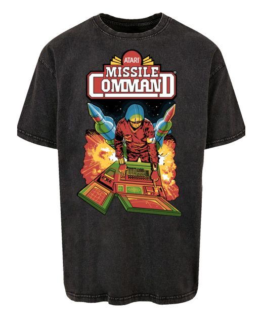 F4NT4STIC Shirt Arcade Game Atari Retro Premium Qualität in Black für Herren