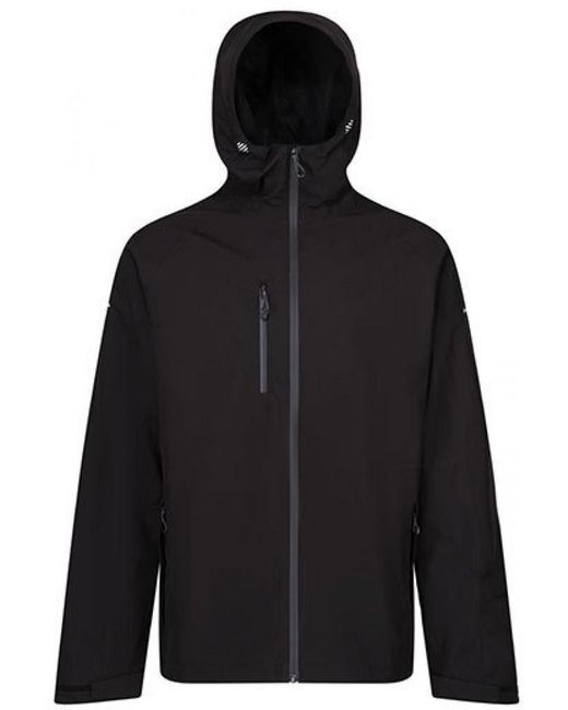 Regatta Outdoorjacke X-PRO Beacon Brite Light Waterproof Jacket Regenjacke in Black für Herren