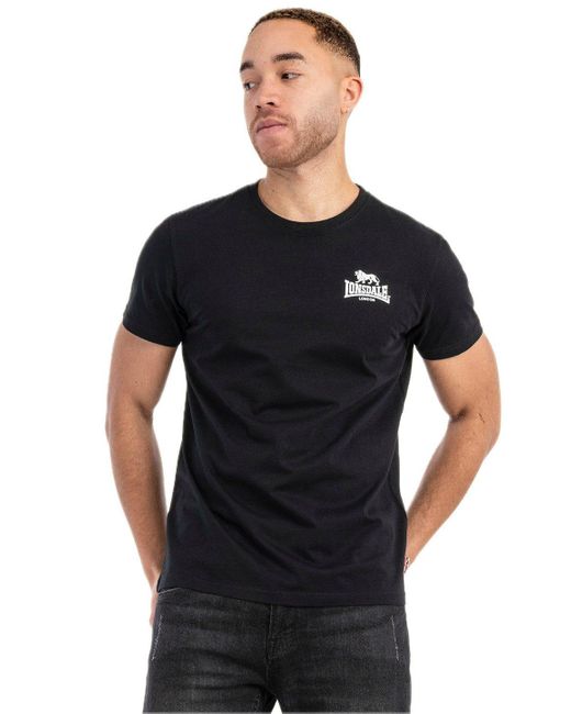 Lonsdale T-Shirt Whiteness in Black für Herren