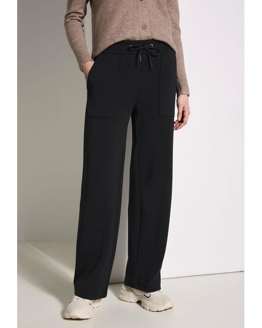 Cecil Black Chinohose TOS Style Neele Modal