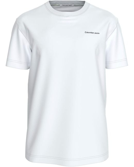 Calvin Klein T-Shirt CK MULTIBOX TEE mit Logobackprint in White für Herren