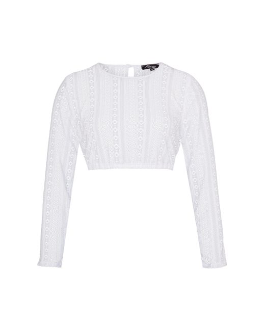 Ramona Lippert White Dirndlbluse Lea 3/4