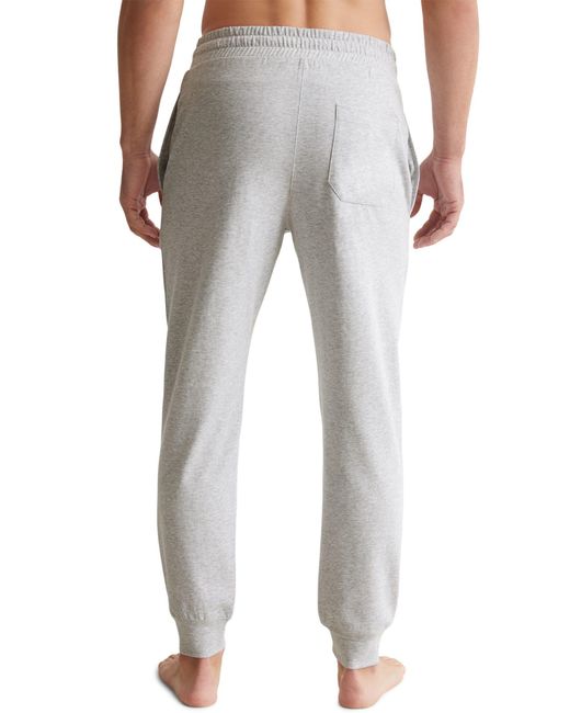 Marc O' Polo Pyjamahose Heavy Jersey mit dezentem Logodruck in White für Herren