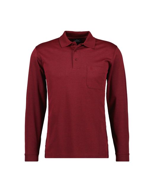 RAGMAN Langarmshirt in Red für Herren