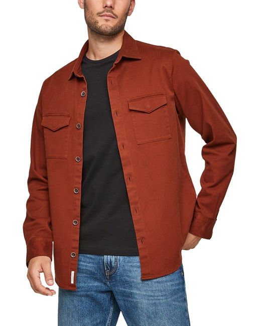 S.oliver Hemdjacke Jacke langarm in Red für Herren