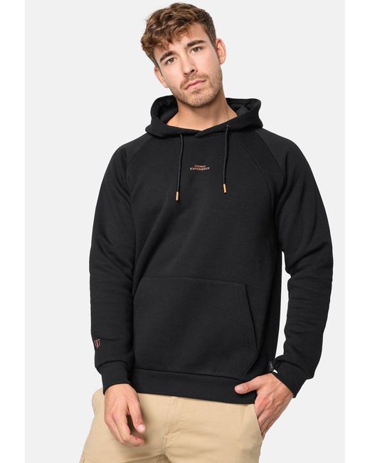 INDICODE Kapuzenpullover Virginia in Black für Herren