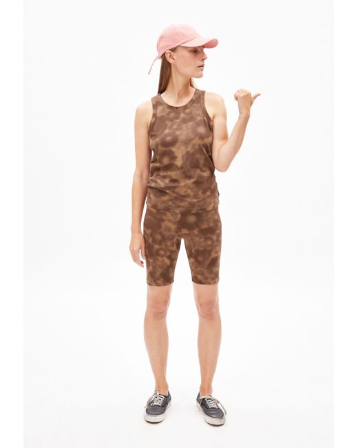 ARMEDANGELS Brown Shirttop NYRAA AUTUMN GARDEN