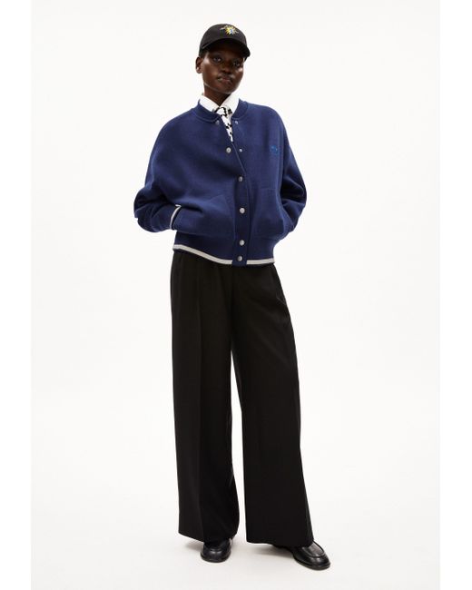 ARMEDANGELS Blue Blouson AALISON Jacke aus Bio-Baumwoll Mix (1-St) Oversized Fit