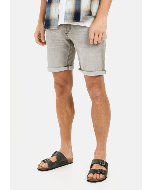 Camel Active Shorts im Regular Fit in Gray für Herren