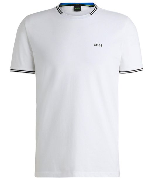 Boss T-Shirt Taul (1-tlg) in White für Herren