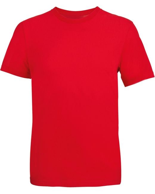Sol's Rundhalsshirt Round Neck in Red für Herren