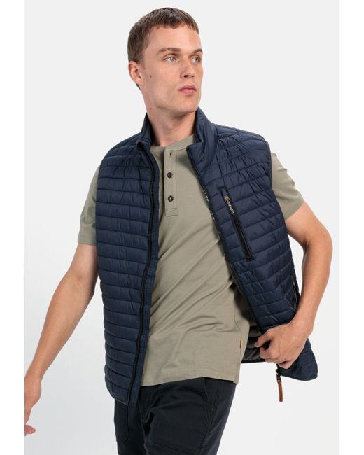 Camel Active Henleyshirt in Gray für Herren