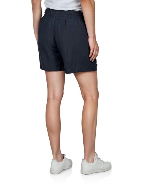 DENIMFY Blue Bermudas Shorts DFLia Regular Fit kurze Stoffhose mit Kordelzug