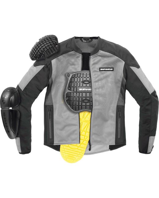 SPIDI Super Net Motorradjacke in Gray für Herren