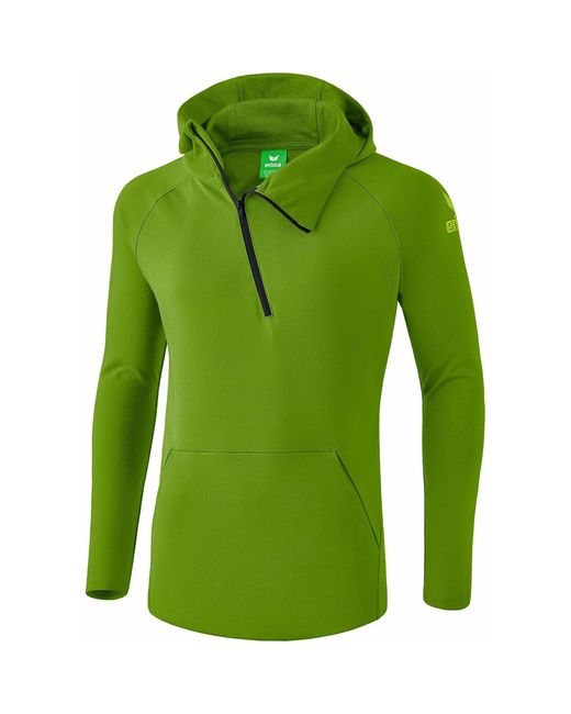 Erima Kapuzenpullover Essential Kapuzensweat in Green für Herren