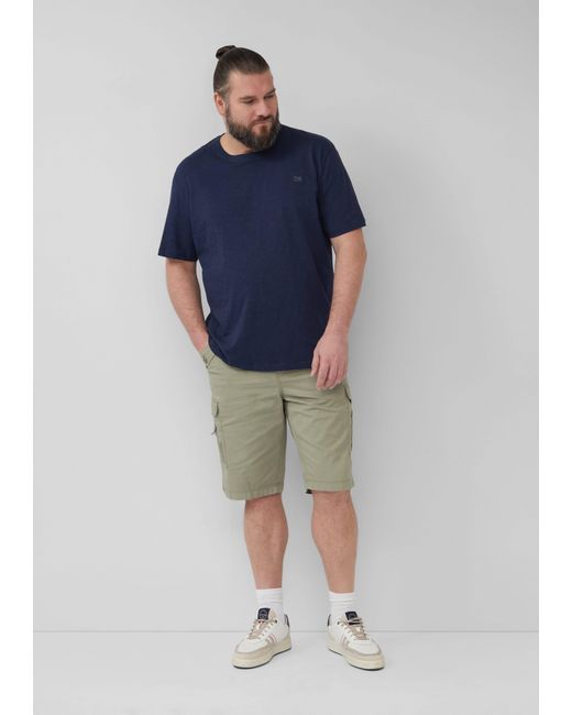 S.oliver Kurzarmshirt T-Shirt in Blue für Herren