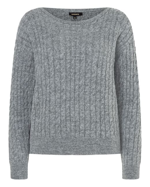 MORE&MORE Gray &MORE Strickpullover