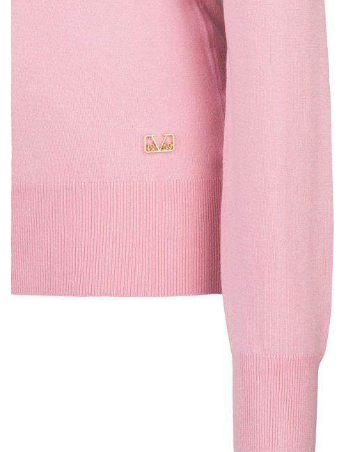 19V69 Italia by Versace Pink Strickpullover VIOLA