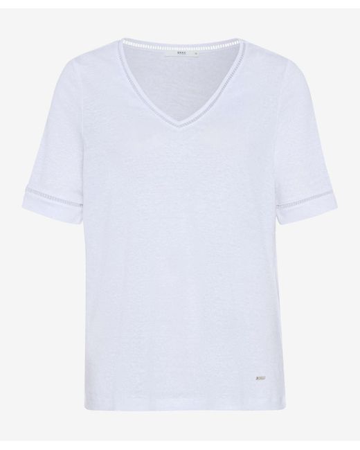 Brax White T-Shirt STYLE.CARRY