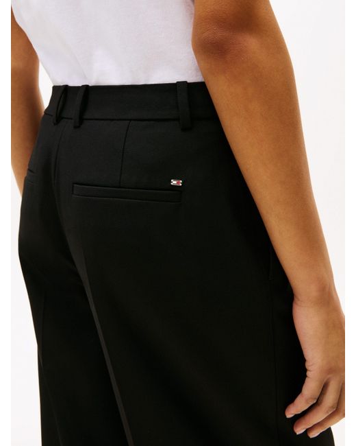 Tommy Hilfiger Black Webhose Low Normal Waist Bi-Stretch Gürtelschlaufe