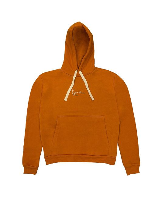 Karlkani Hoodie Small Signature in Orange für Herren