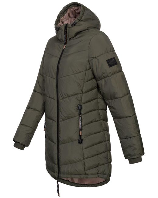 Sublevel Black Winter Jacke Mantel Parka Steppjacke Steppmantel Wintermantel