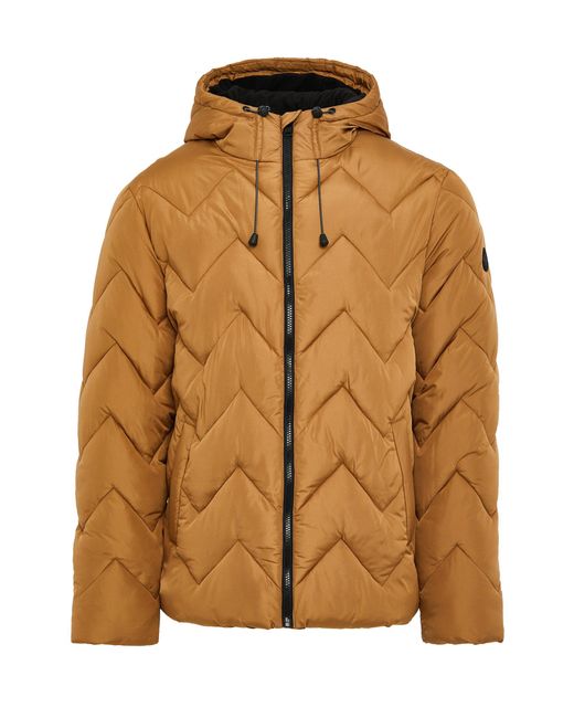Threadbare Steppjacke THB Jacket Sandey (1-St) mit Tunnelzug in Natural für Herren