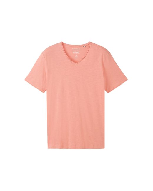 Tom Tailor T-Shirt in Pink für Herren