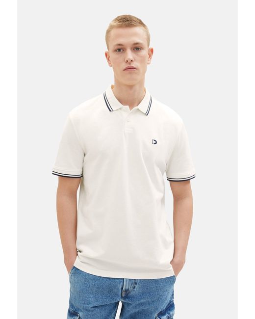 Tom Tailor Poloshirt Kurzarmshirt mit Polokragen (1-tlg) in Weiß für Herren  | Lyst DE
