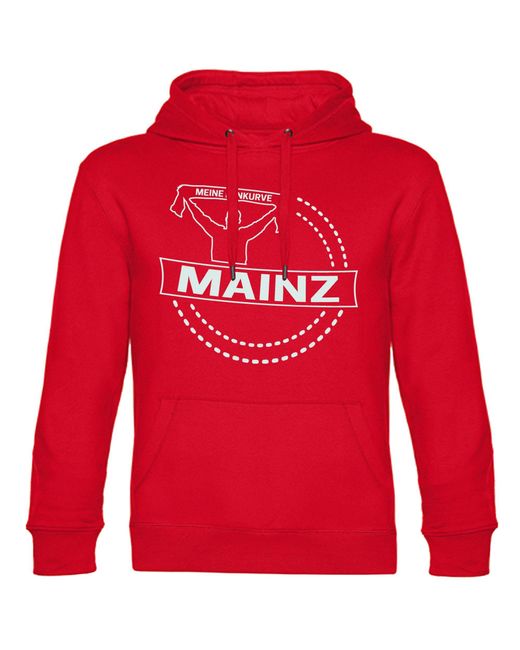 multifanshop Kapuzensweatshirt Mainz in Red für Herren