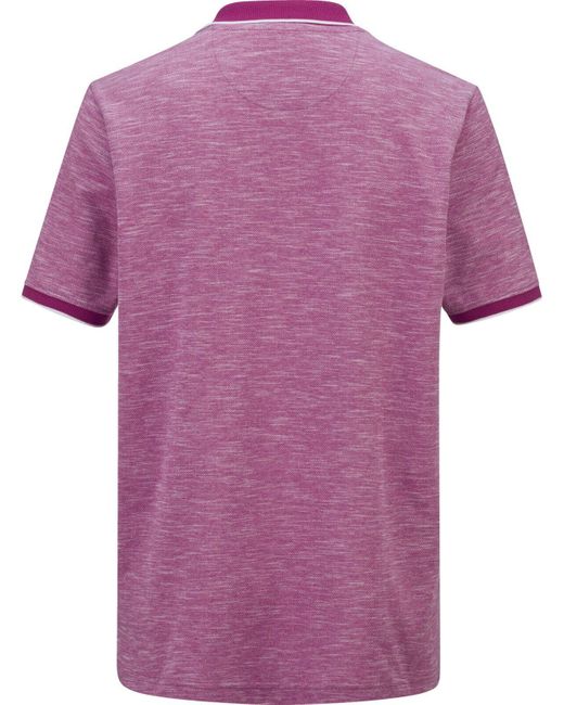 Babista Poloshirt TOSCARETTO in Piqué-Qualität in Purple für Herren