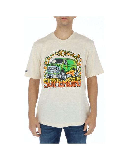 Superdry T-Shirt in Green für Herren
