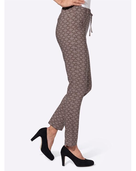 Sieh an! Brown Bequeme Jeans Bengalinhose