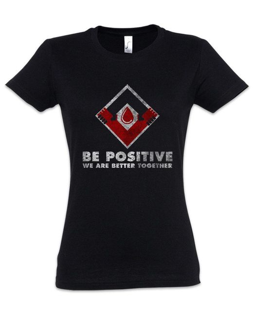 Urban Backwoods Black Print- Be Positive Partnership II T-Shirt The Vampire Strain Vampir