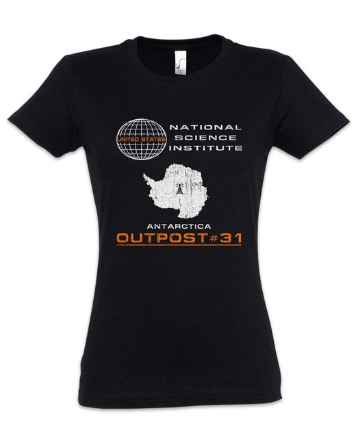 Urban Backwoods Black Print- Outpost 31 T-Shirt Das Ding The Symbol Logo Thing Cthulhu 666
