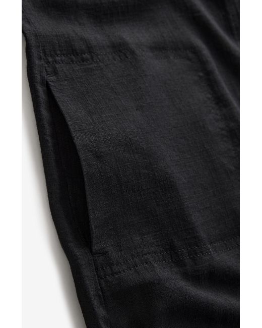 Next Black Minikleid Kew Collection Mini-Etuikleid aus Leinen (1-tlg)