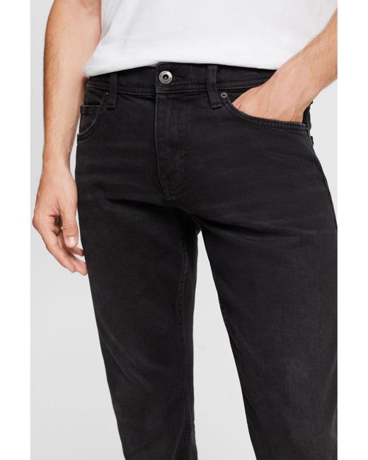 Esprit Slim-fit-Jeans Stretch-Jeans mit Organic Cotton in Schwarz für Herren  | Lyst DE