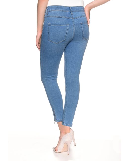 STOOKER WOMEN Blue 5-Pocket-Jeans Florenz Denim Slim Fit