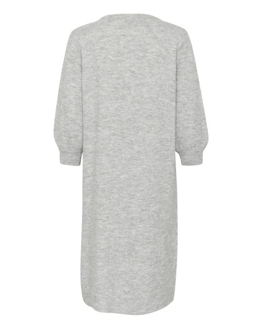Kaffe Gray Strickkleid Kleid KAmeridith