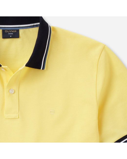 Olymp Poloshirt in Yellow für Herren