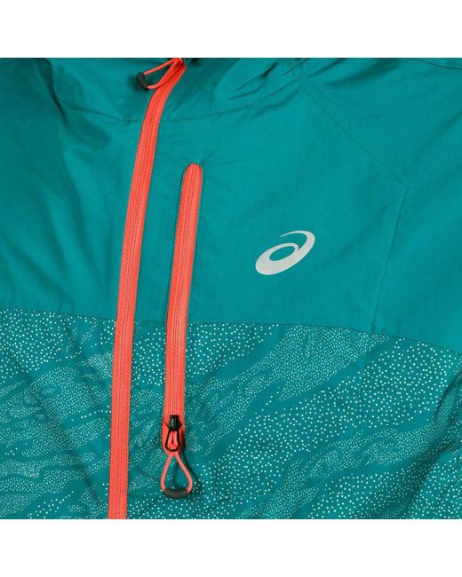 Asics Laufjacke Fujitrail Packable Jacket in Green für Herren