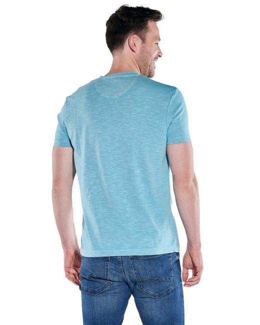 Engbers T-Shirt uni in Blue für Herren
