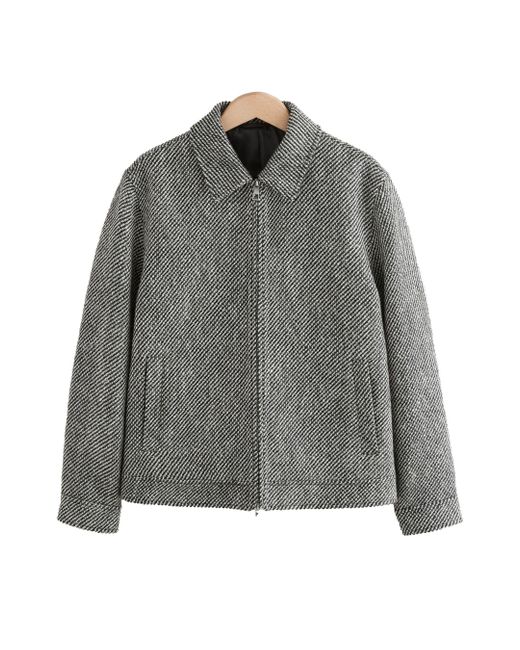 Next Strukturierte Hemdjacke (1-St) in Gray für Herren