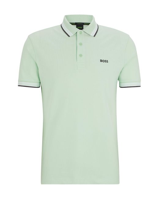 Boss Poloshirt in Green für Herren