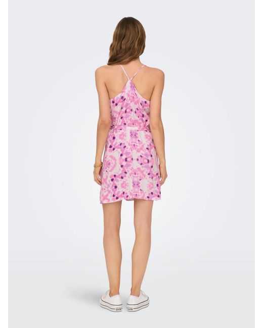ONLY Sommerkleid ALMA (1-tlg) Plain/ohne Details in Pink | Lyst DE