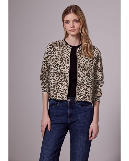 STREET ONE STUDIO Blue Blouson mit Elastiksaum