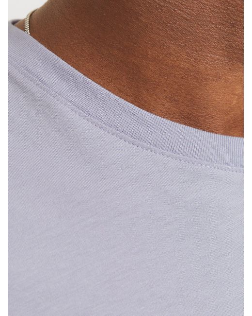 Jack & Jones Rundhalsshirt JJEORGANIC BASIC TEE SS O-NECK NOOS mit Rundhalsausschnitt in Blue für Herren